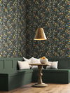 Citrus Grove Black Peel & Stick Wallpaper thumbnail 1