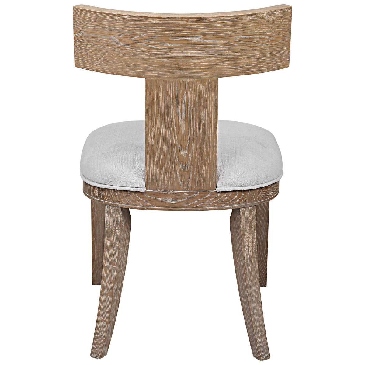 Idris Armless Chair Natural, Furniture by Uttermost, 20.5" width x 34" height x 23.25" depth View 7
