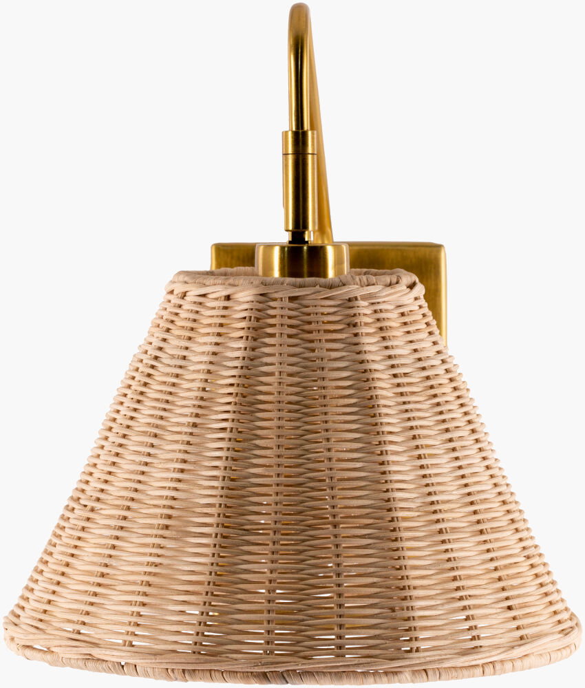 Cerro Wall Sconce, by Surya, 15" length x 10" width x 12" height