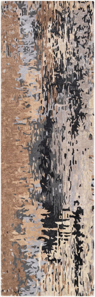 Banshee Handmade Rug, by Surya, 8' length x 2'6" width