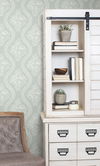 Coverlet White & Blue Wallpaper thumbnail 1