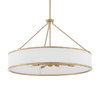 Algiers 8 Light Drum Pendant, by Uttermost, 19" height x 30" diameter thumbnail 5