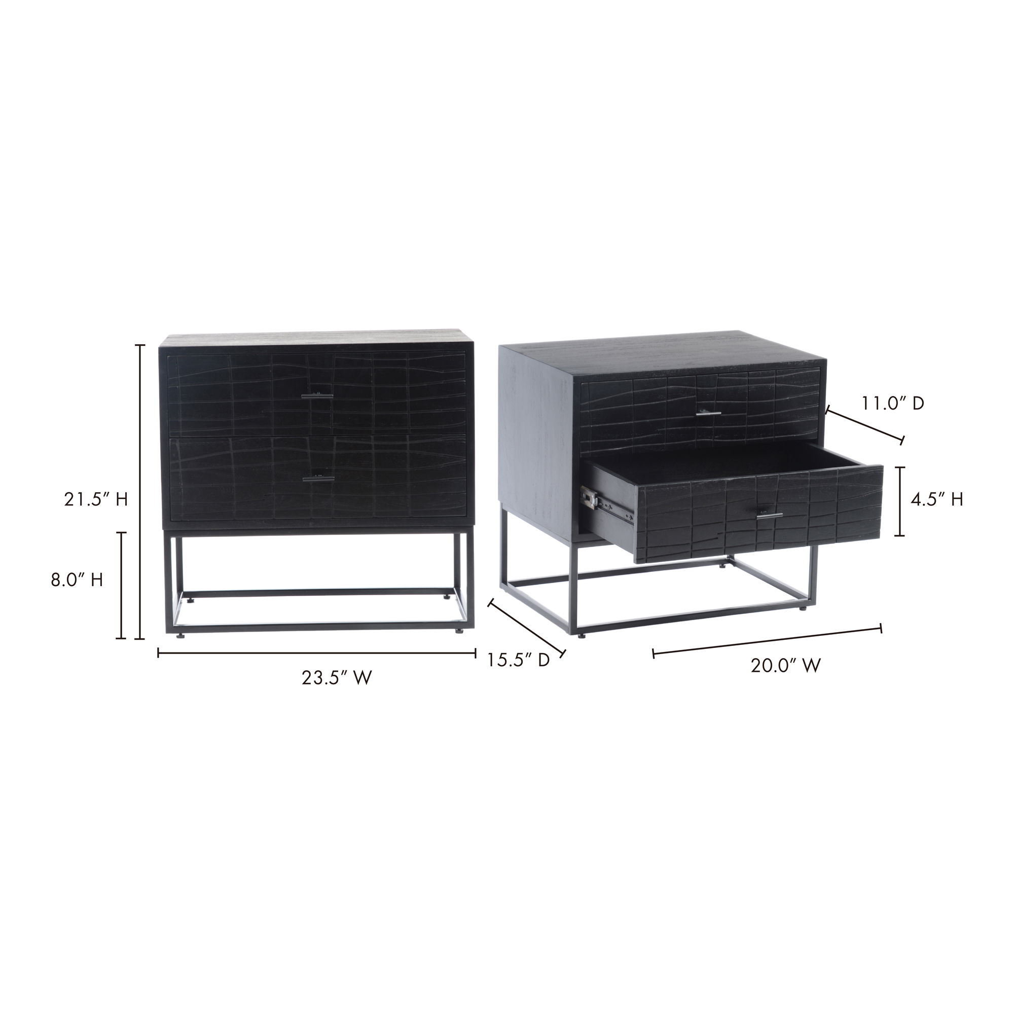 Atelier Nighstand Black large image 