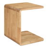 Carrie Side Table Natural Oak, Side & End Table by Moe's Home, 20.5" width x 22.7" height x 18.5" depth thumbnail 2