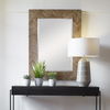 Demetria Wooden Mirror, Small thumbnail 3