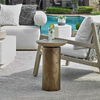 Oslo Brass Outdoor Accent Table, Furniture by Uttermost, 14" width x 21" height x 14" depth thumbnail 4
