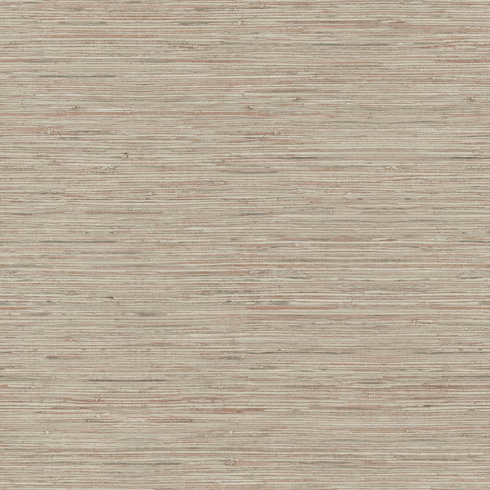 Faux Grasscloth Pink Peel & Stick Wallpaper