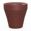 TruDrop Rim Modern Self Watering Planter, by Crescent Garden, 18" width x 18" height x 18" depth thumbnail 1