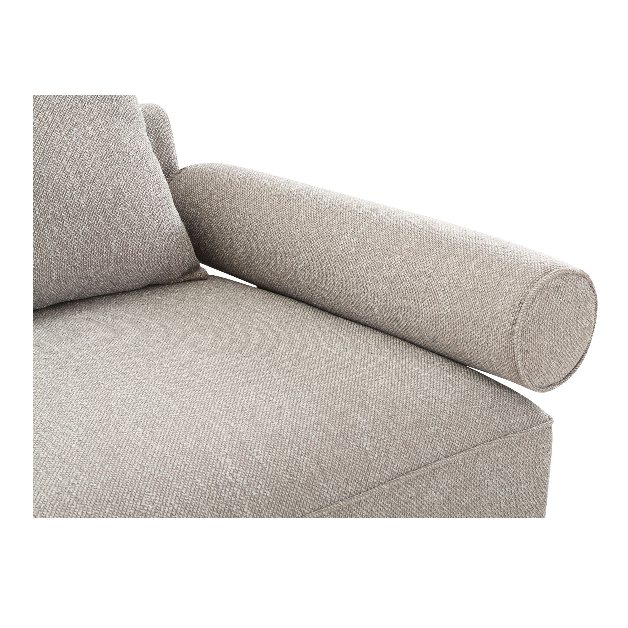 Rosello Right Arm Facing Chair Light Grey large image 
