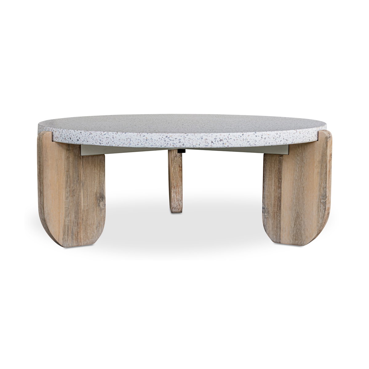 Wunder Coffee Table White, by Moe's Home, 36.5" width x 13.75" height x 36.5" depth View 1