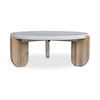Wunder Coffee Table White, by Moe's Home, 36.5" width x 13.75" height x 36.5" depth thumbnail 1