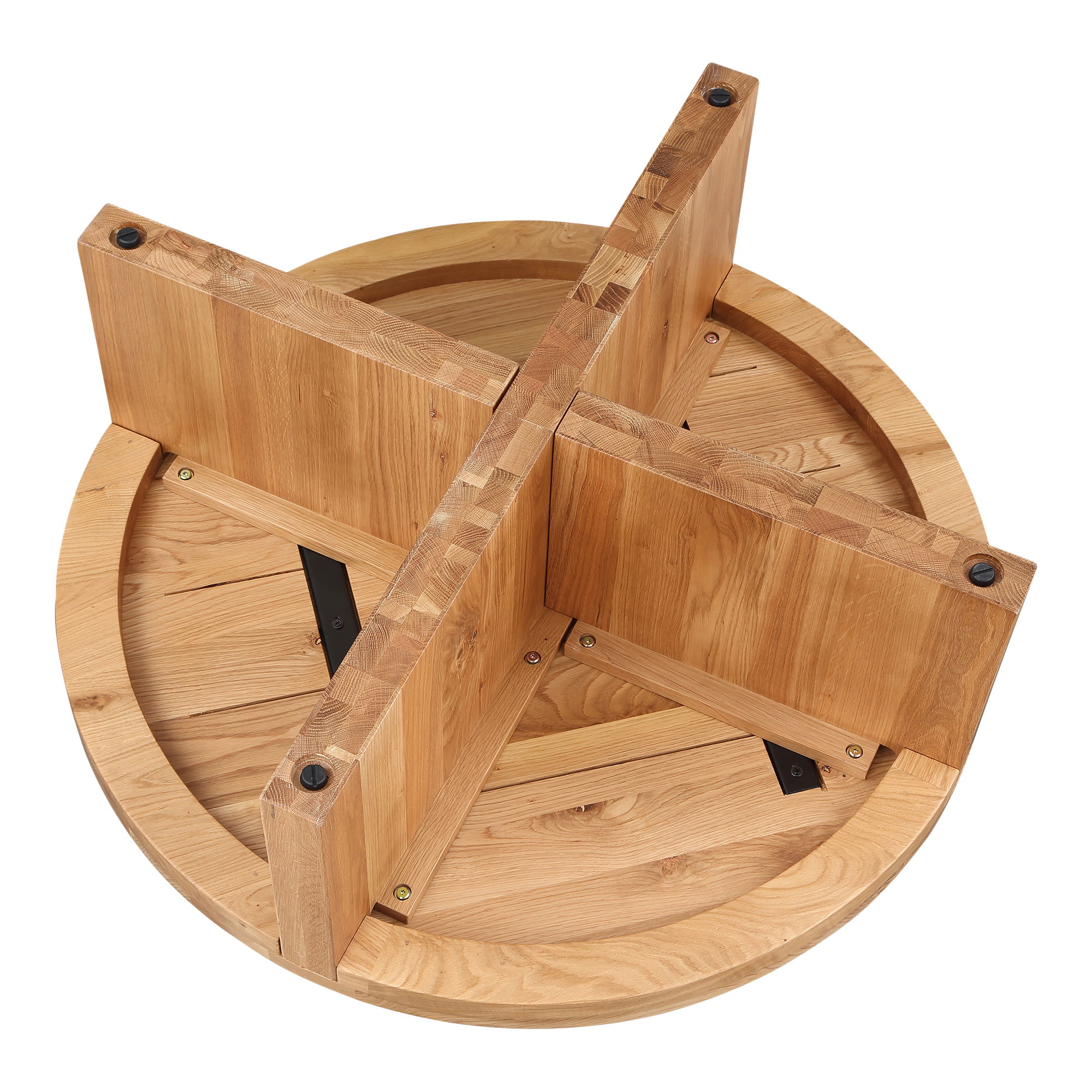 Folke Round Coffee Table Natural large image 