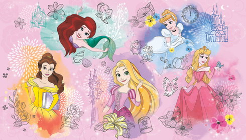Disney Princess Peel & Stick Wall Mural