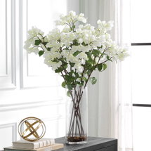 Online Designer Bedroom White Snow Centerpiece