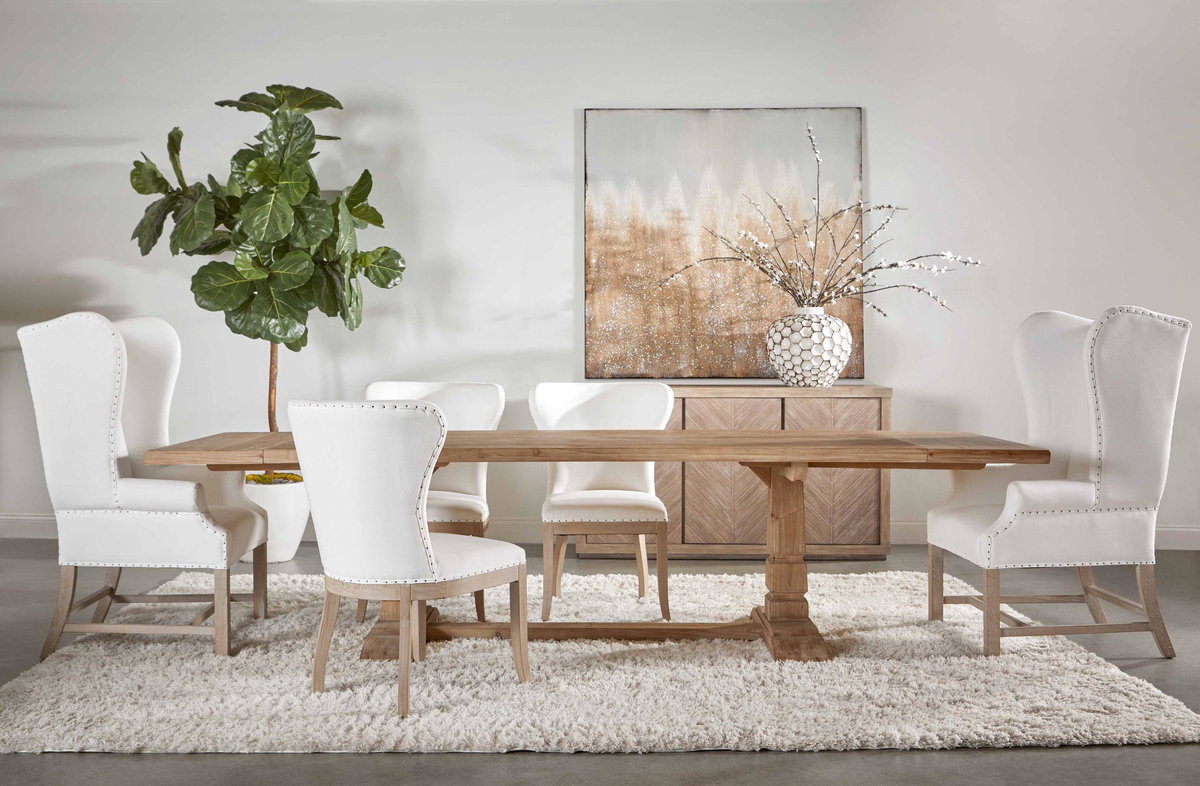 Hayes Extension Dining Table, by Essentials for Living, 86.5" width x 29.75" height x 39.5" depth View 12