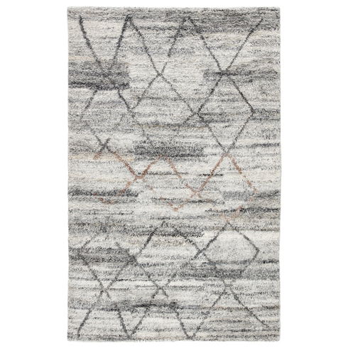 Jaipur Living Kenzi Handknotted Trellis Gray Brown Area Rug