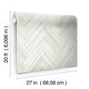 Hermosa Herringbone Beige Peel & Stick Wallpaper thumbnail 3