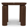 Barclay Outdoor Side Table Brown, Side & End Table by Moe's Home, 22.01" width x 20" height x 22.01" depth thumbnail 3