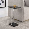 Angle Contemporary Accent Table, Side & End Table by Uttermost, 12.5" width x 22.75" height x 9.62" depth thumbnail 6