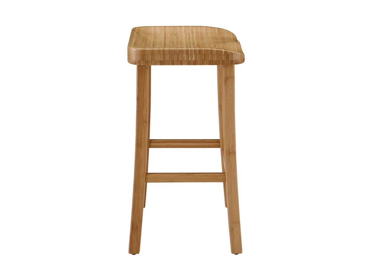 Tulip Bar Height Stool, Caramelized, (Set of 2), Counter & Bar Stool by Greenington, 18" length x 14" width x 30" height View 13