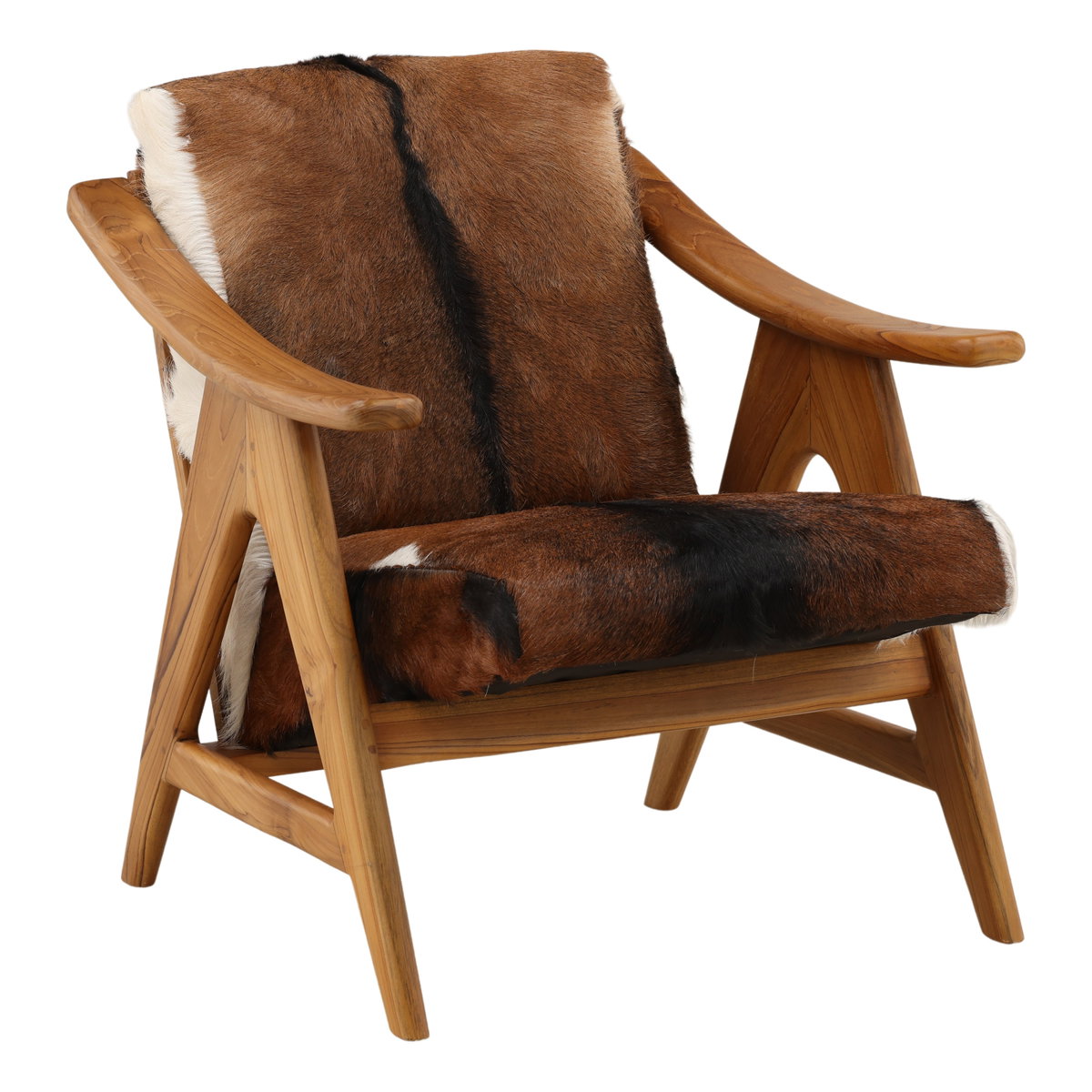 Norcross Occasional Chair Brown, Accent Chair by Dovetail, 28.7" width x 32" height x 32" depth View 1