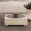 Natural Luxe Travertine Box, Decorative by Uttermost, 10" width x 4.5" height x 10" depth thumbnail 3