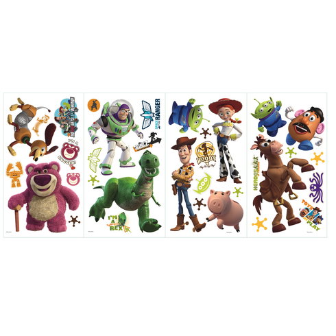 Toy Story 3 Wall Decals - Glow In The Dark