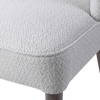 Brie Armless Chair White Set Of 2, Accent Chair by Uttermost, 21" width x 36.5" height x 27" depth thumbnail 8