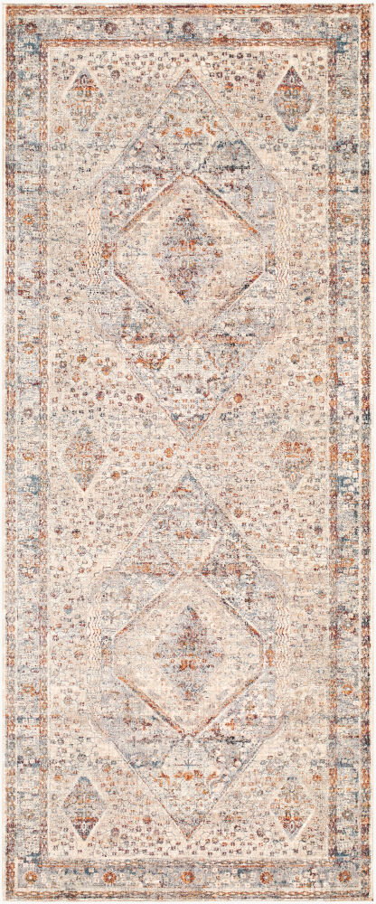 Arya Machine Woven Rug, by Surya, 8'0.06" length x 3'2.98" width