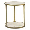 Clench Brass Side Table, Side & End Table by Uttermost, 21.25" width x 23.25" height x 21.25" depth thumbnail 1