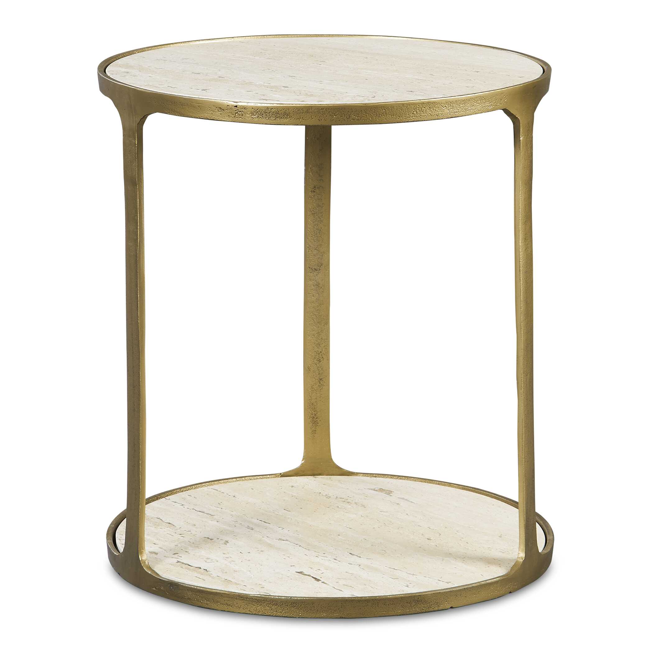 Clench Brass Side Table large image 