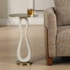 Sonia Modern Brass Accent Table, Side & End Table by Uttermost, 14" width x 23.25" height x 14" depth thumbnail 2
