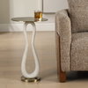 Sonia Modern Brass Accent Table, Side & End Table by Uttermost, 14" width x 23.25" height x 14" depth thumbnail 2