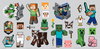 Minecraft Characters Peel & Stick Wall Decals, by York Wall, 1'4.8" length x 9" width x 0.02" depth thumbnail