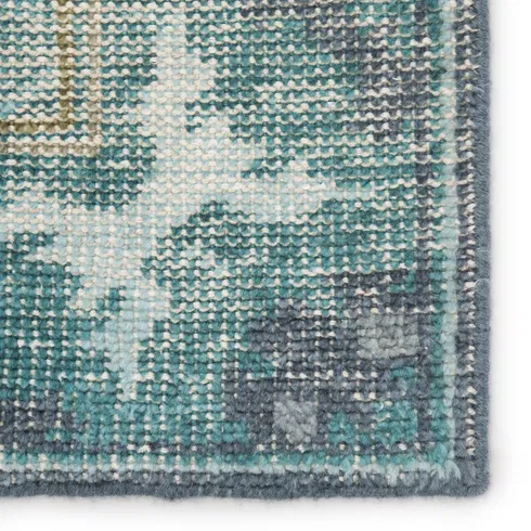 Jaipur Living Modify Handknotted Medallion Teal Olive Area Rug