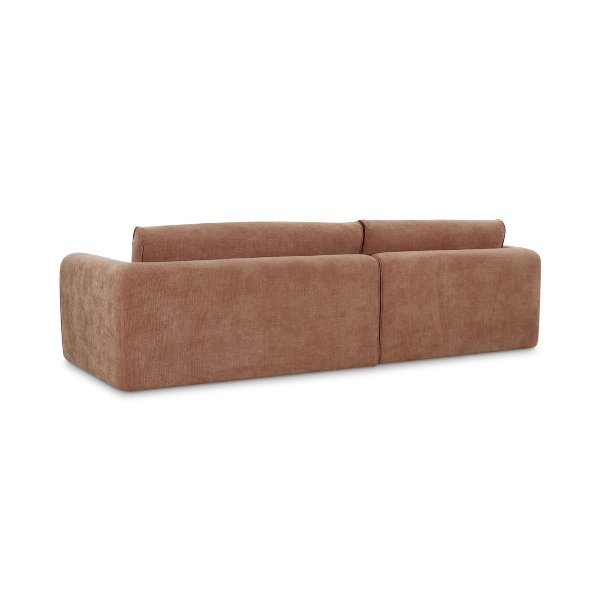 Madrid Left Sectional Heritage Pink, Sectional Sofa by Moe's Home, 112" width x 33.5" height x 65" depth View 2
