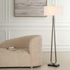 Galloway Minimalist Bronze Floor Lamp, by Uttermost, 18" width x 64.75" height x 10" depth thumbnail 2