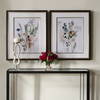 Delicate Flowers Framed Prints Set/2, Art by Uttermost, 27.62" width x 33.62" height x 2" depth thumbnail 2