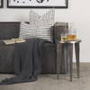 Jenna 14x26 Cream/Black Print Linen Lumbar Decorative Pillow Cover, by Mercana, 14" length x 26" width x 0.2" height thumbnail 4