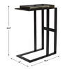 Soma Black Accent Table, Furniture by Uttermost, 18.1" width x 25.5" height x 11" depth thumbnail 3