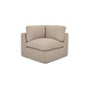 Cates Corner Chair Pebble, Sectional Sofa by Moe's Home, 36.25" width x 35.4" height x 36.25" depth thumbnail 3