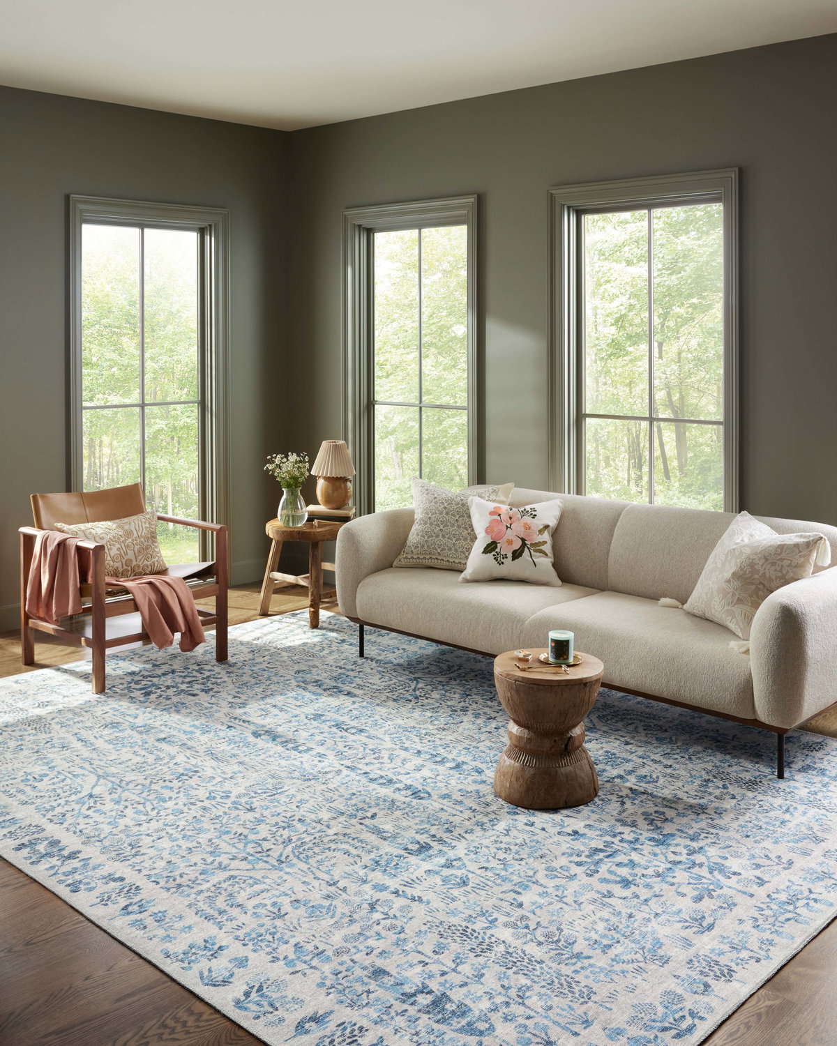 Rifle Paper Co. x Loloi Maison Rug, 2' length x 5' width View 2