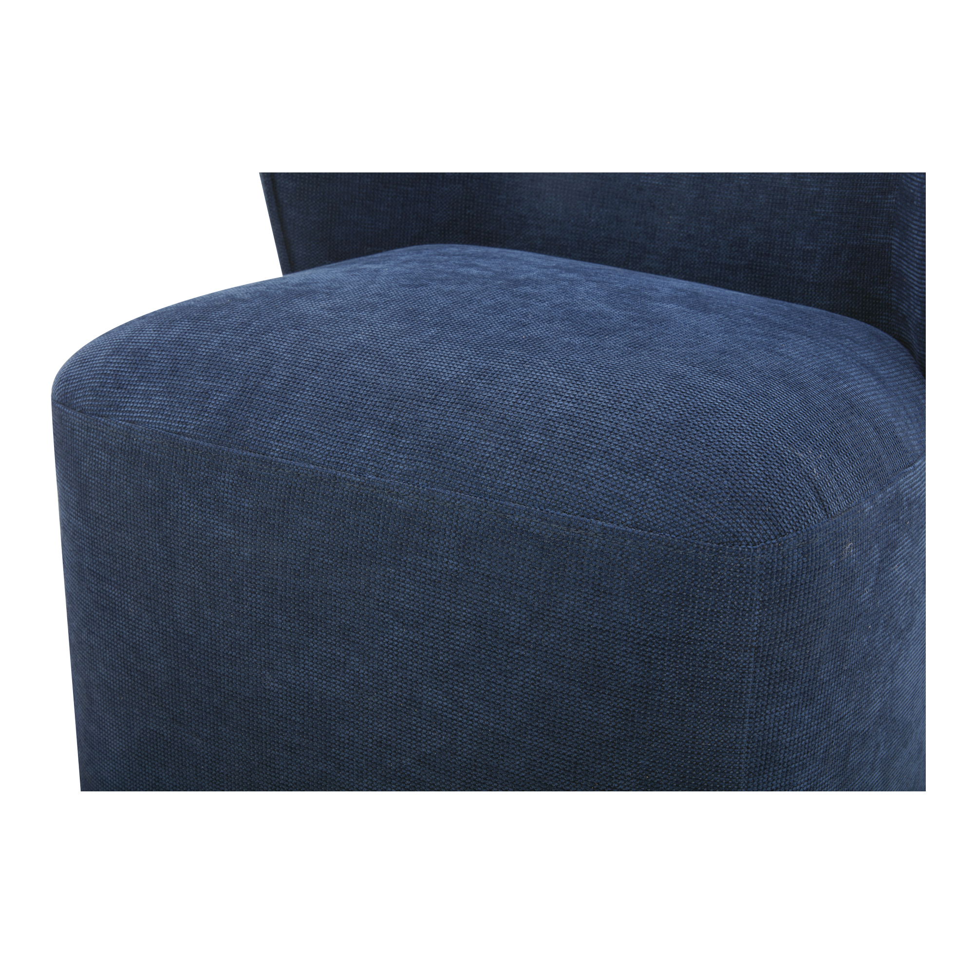Larson Rolling Dining Chair Navy Blue large image 