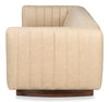 Denys Leather Sofa, Cappuccino White thumbnail 21