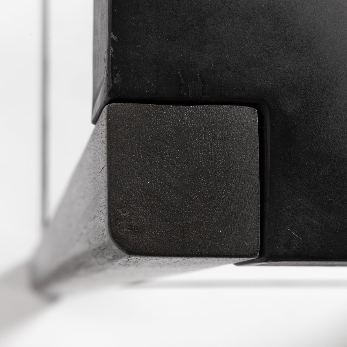 Nell 30' Seat Height Black Metal Seat & Foot Rest With Black Wood Legs Stool, Counter & Bar Stool by Mercana, 18" length x 15" width x 30" height View 10