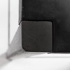 Nell Backless 30in Seat Bar Stool | Black Metal with Dark Brown Wood, Counter & Bar Stool by Mercana, 18" length x 15" width x 30" height thumbnail 10