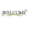 Welcome Quote Wall Decals, by York Wall, 3' length x 8.62" width x 4.41" depth thumbnail
