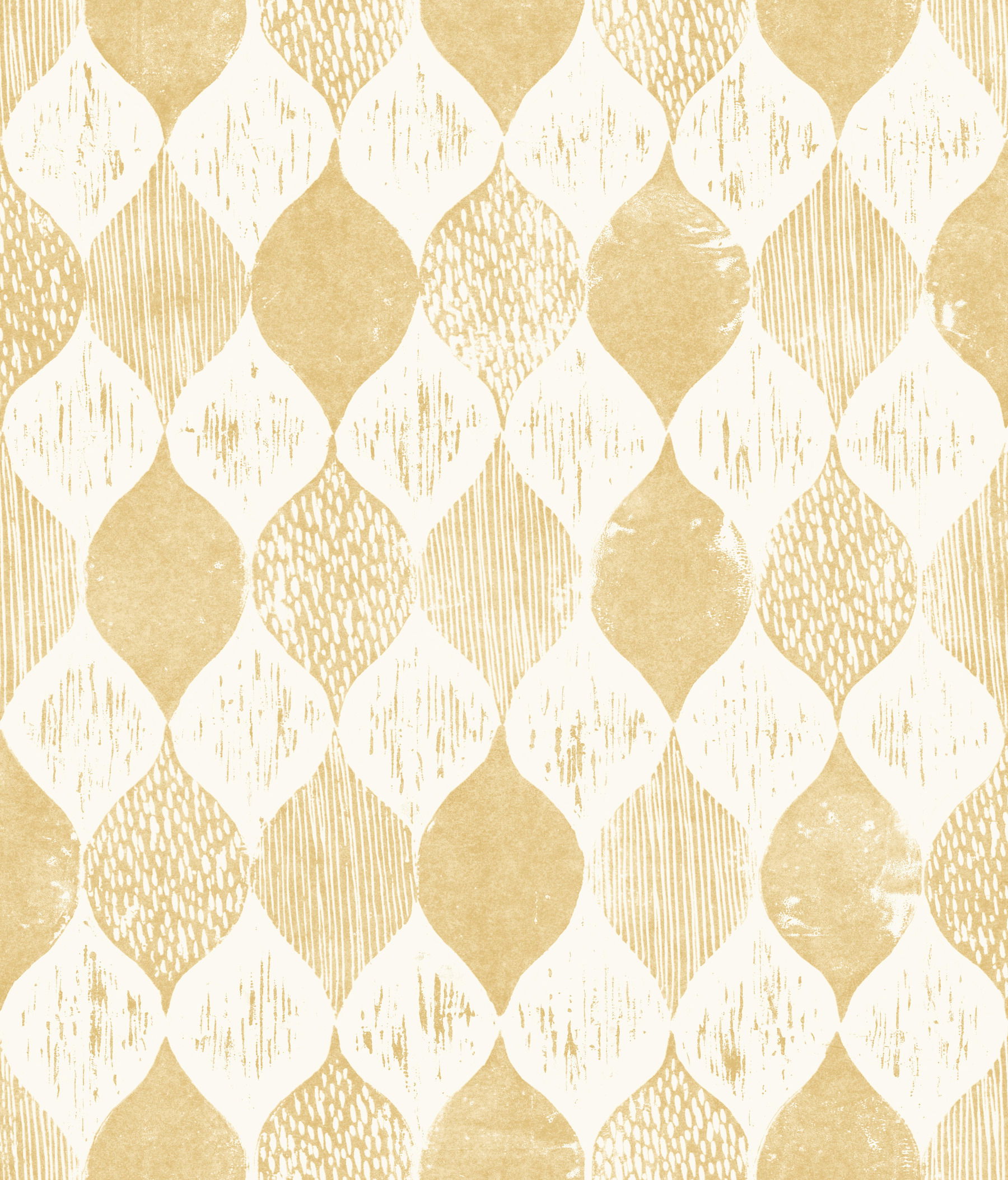 Woodblock Yellow Wallpaper large image 