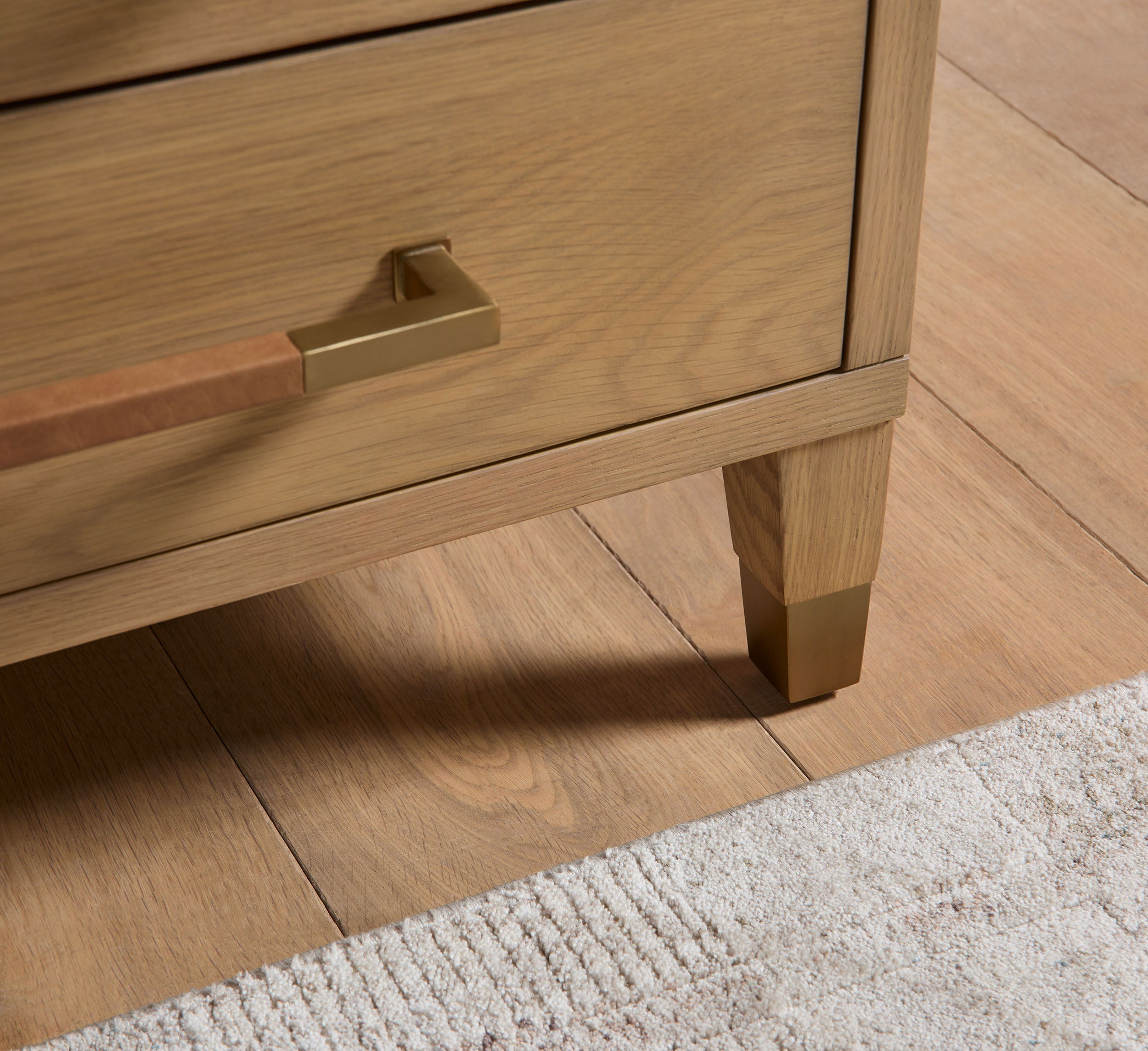 Cambria 2-Drawer Nightstand, by Essentials for Living, 29" width x 26.75" height x 18" depth View 12