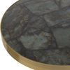 Pascal Brass Drink Table, Side & End Table by Uttermost, 10.25" width x 24.25" height x 10.25" depth thumbnail 4